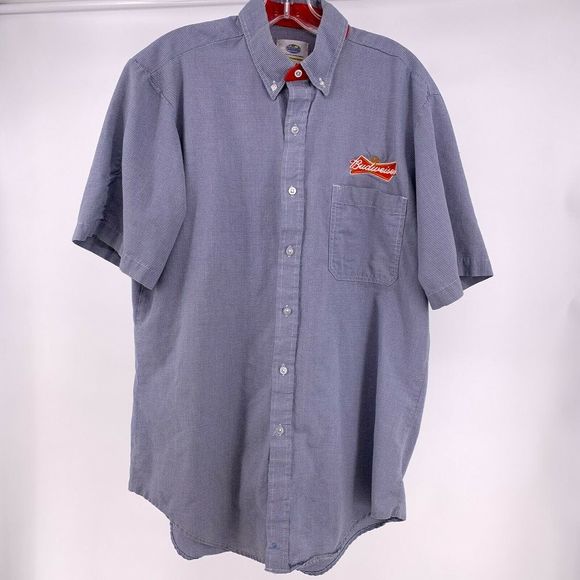 Budweiser Other - Budweiser Work Shirt Mens Large Blue